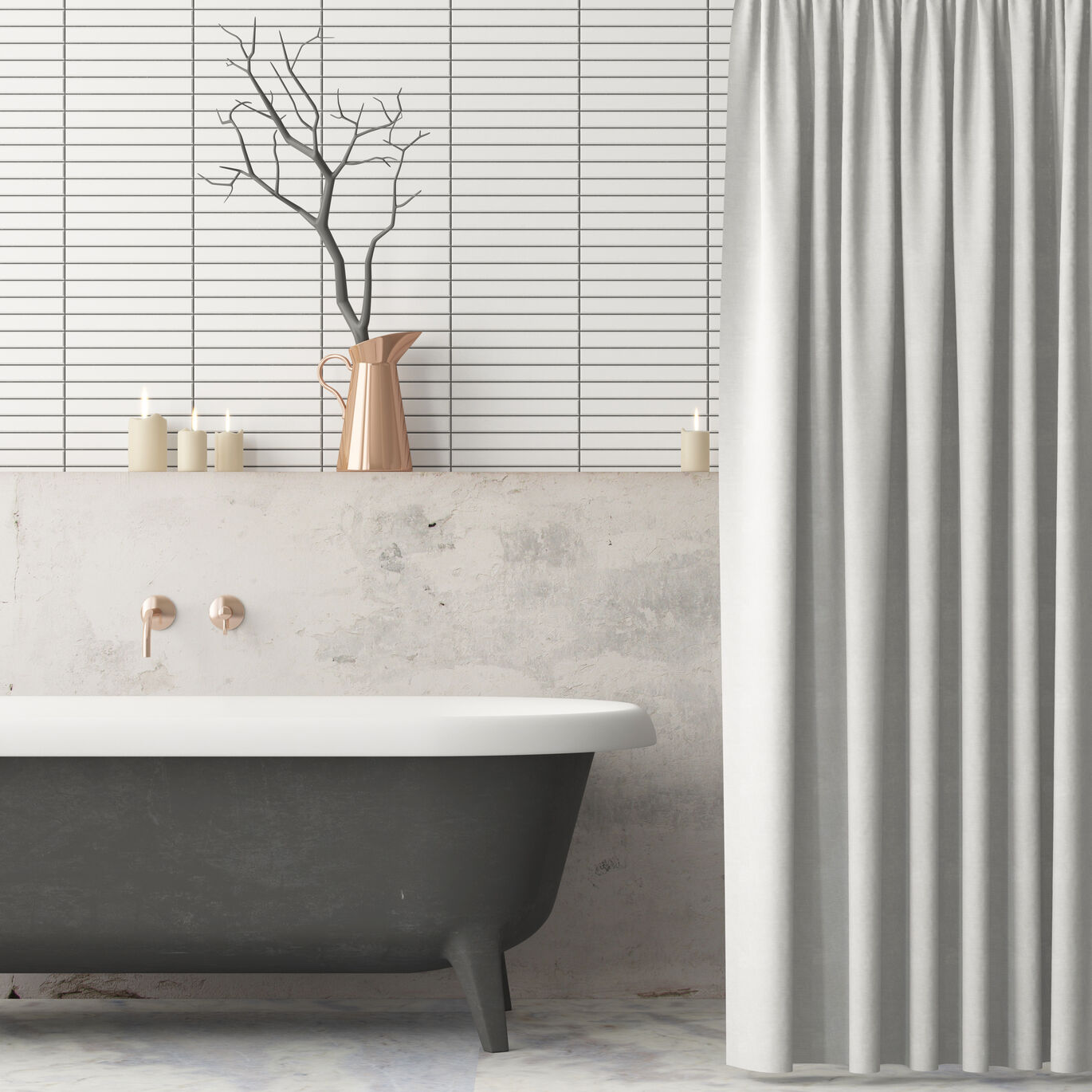 Tub with Plant in Bathroom In Salt Lake City